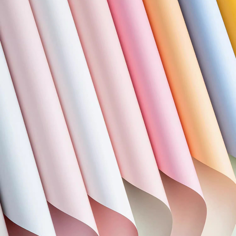 MYHC-01 Doble-Sided At Doble-Color Ouya Paper Pearlescent Film Flower Wrapping Paper