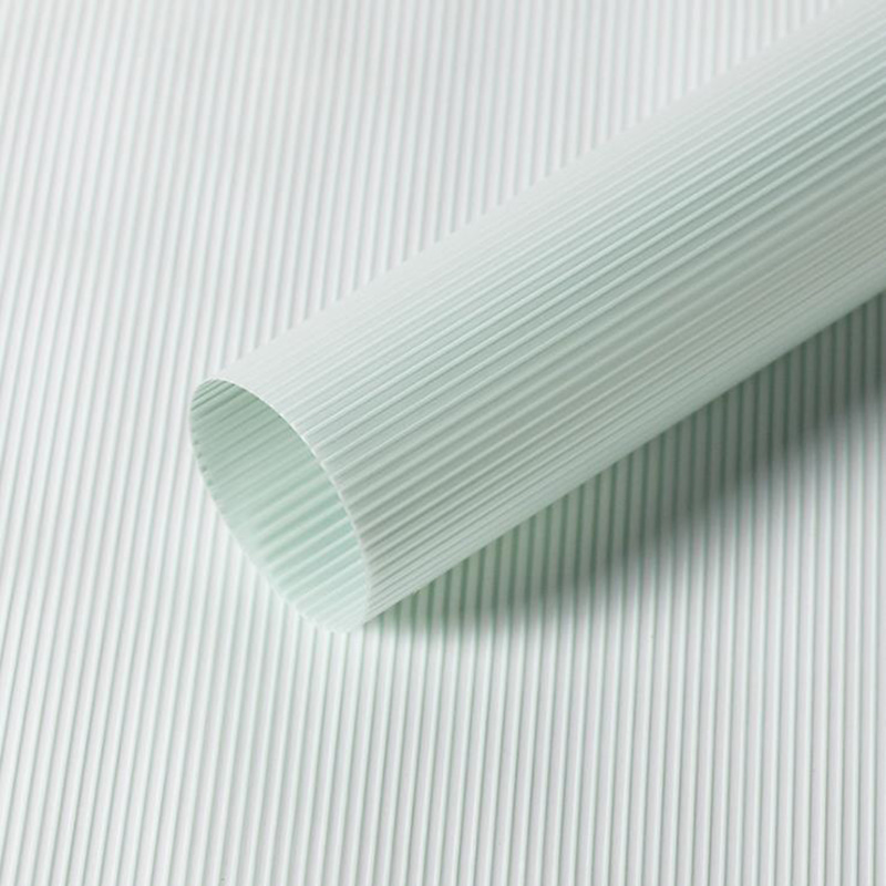 MYHC-04 Haze Line Solid Color Vertical Pattern na Flower Packaging Film