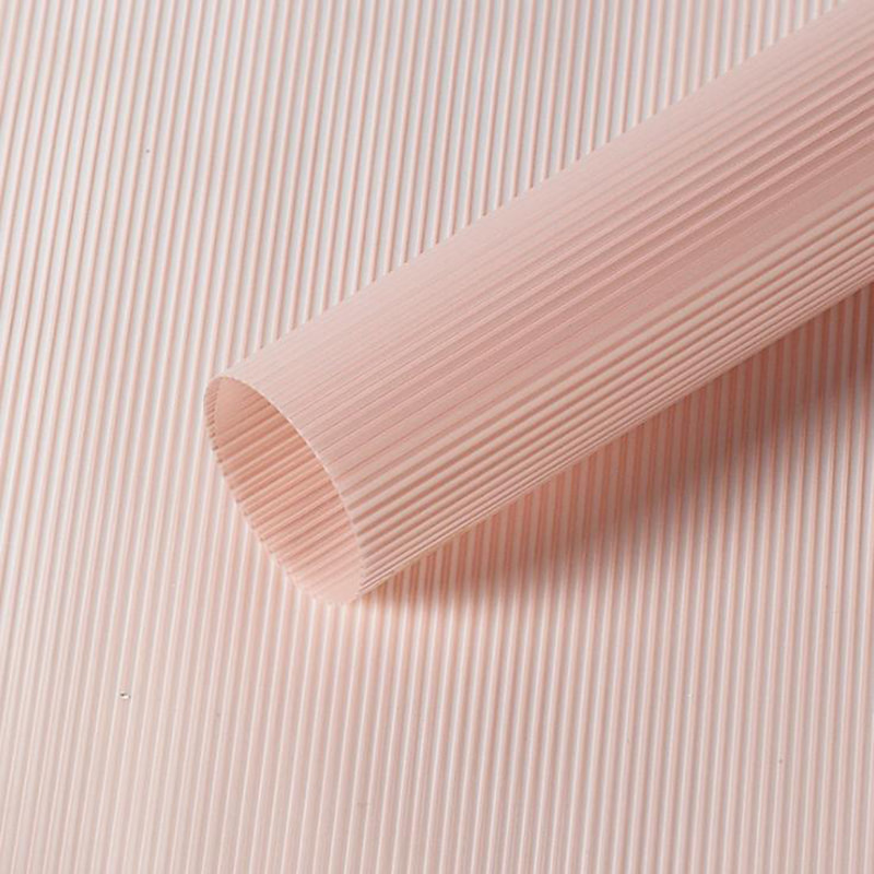 MYHC-04 Haze Line Solid Color Vertical Pattern na Flower Packaging Film