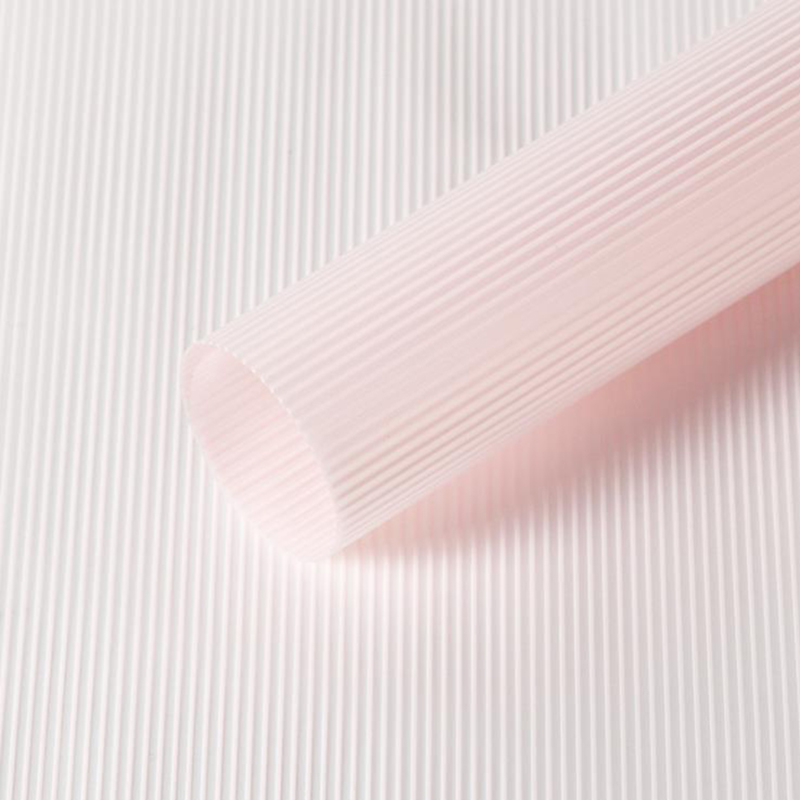 MYHC-04 Haze Line Solid Color Vertical Pattern na Flower Packaging Film