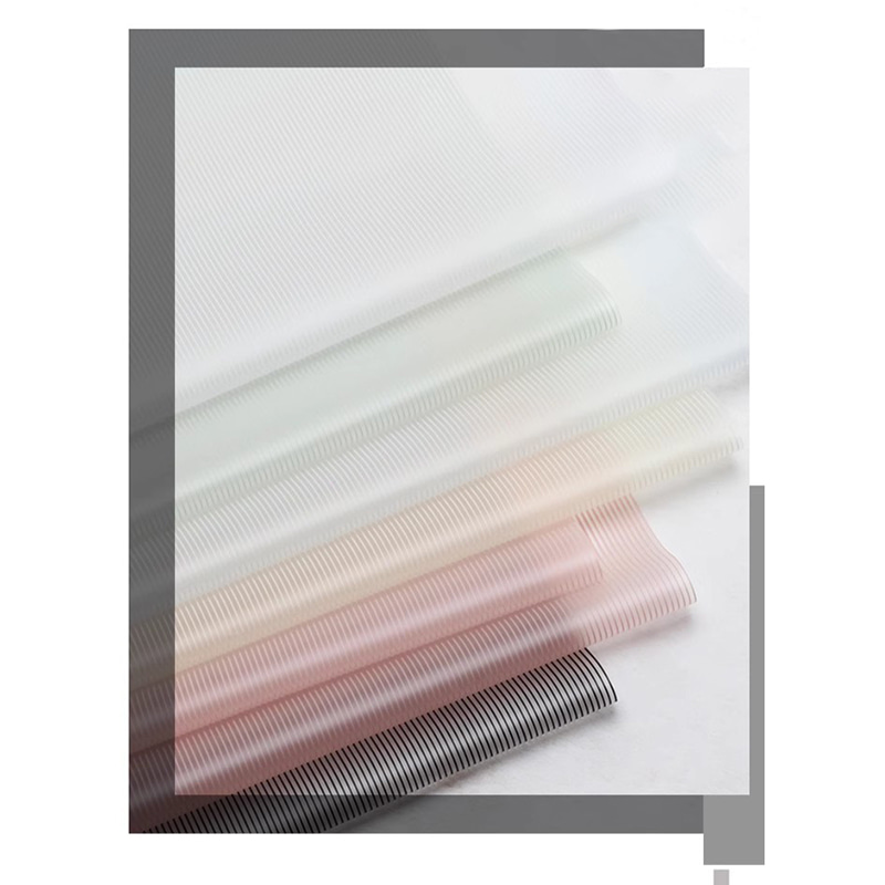 MYHC-04 Haze Line Solid Color Vertical Pattern na Flower Packaging Film