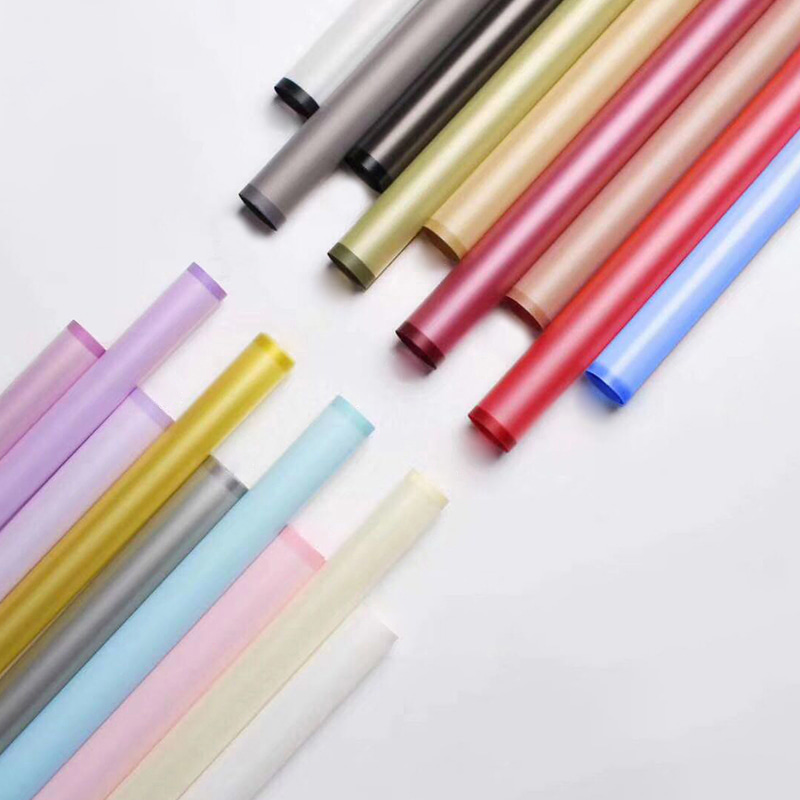 MYHC-05 Ring Heavy Color Monochrome Matte Flower Packaging Film