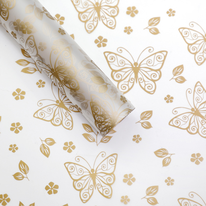 MYHC-07 Magagandang Butterfly Lines, Transparent Flower Packaging Film