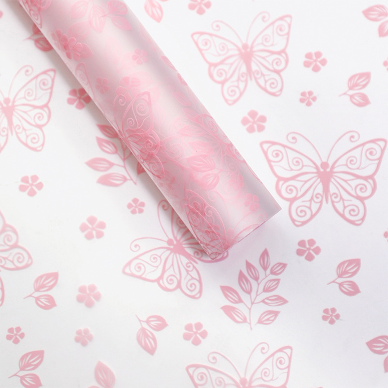 MYHC-07 Magagandang Butterfly Lines, Transparent Flower Packaging Film