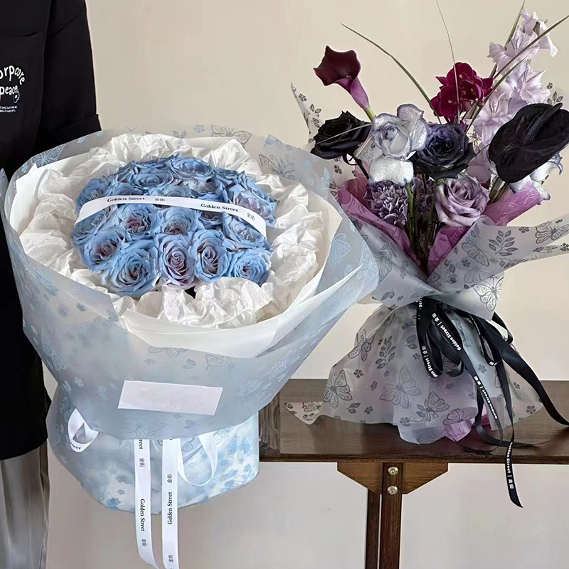 MYHC-07 Magagandang Butterfly Lines, Transparent Flower Packaging Film