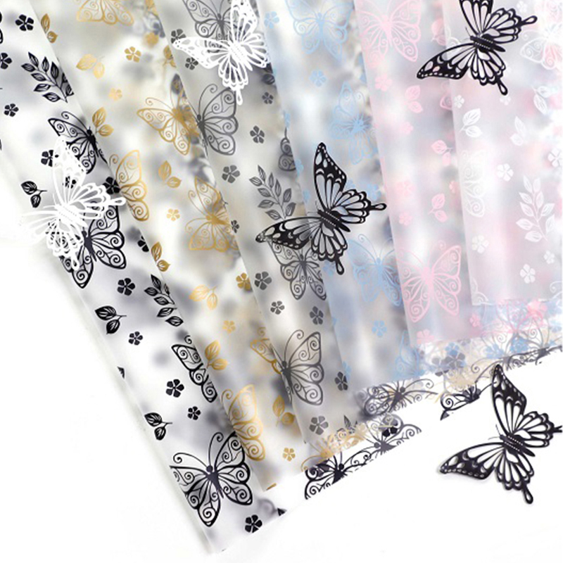 MYHC-07 Magagandang Butterfly Lines, Transparent Flower Packaging Film