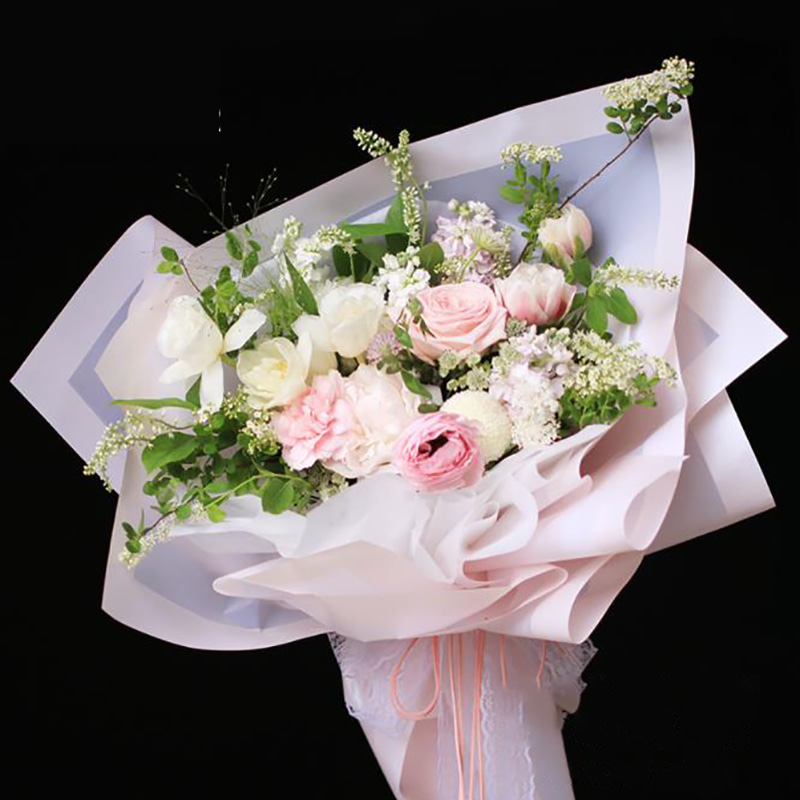 MYHC-09 Puffy Skirt 57×57cm (±2cm) Solid Color Flower Packaging Film