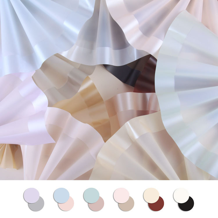 MYHC-09 Puffy Skirt 57×57cm (±2cm) Solid Color Flower Packaging Film