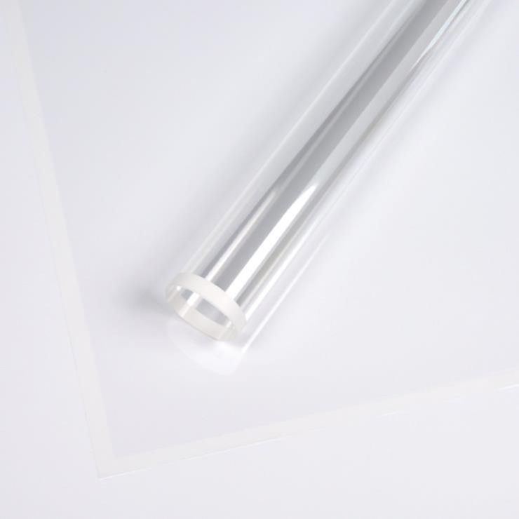 MYHC-15 Transparent Monochrome Edge Plastic Flower Wrapping Paper