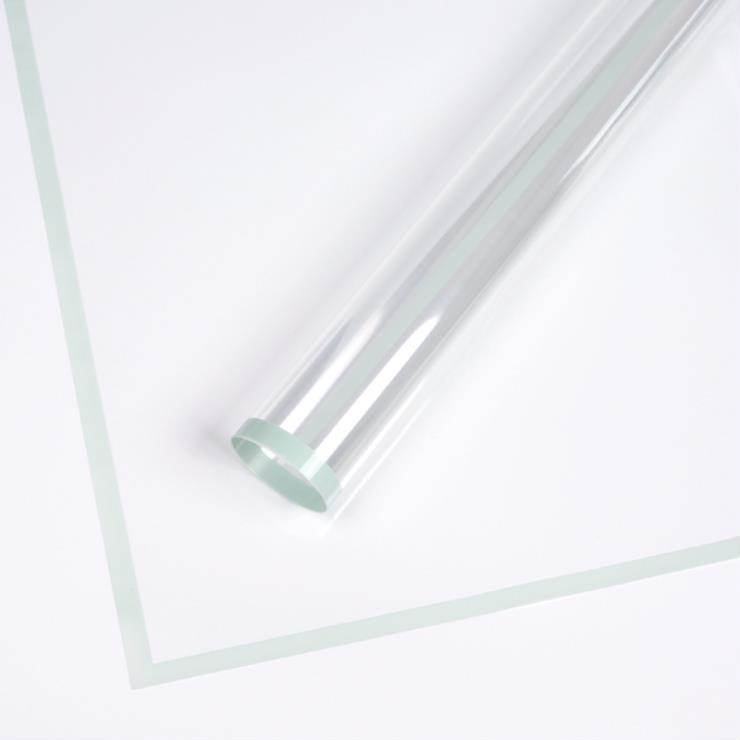 MYHC-15 Transparent Monochrome Edge Plastic Flower Wrapping Paper