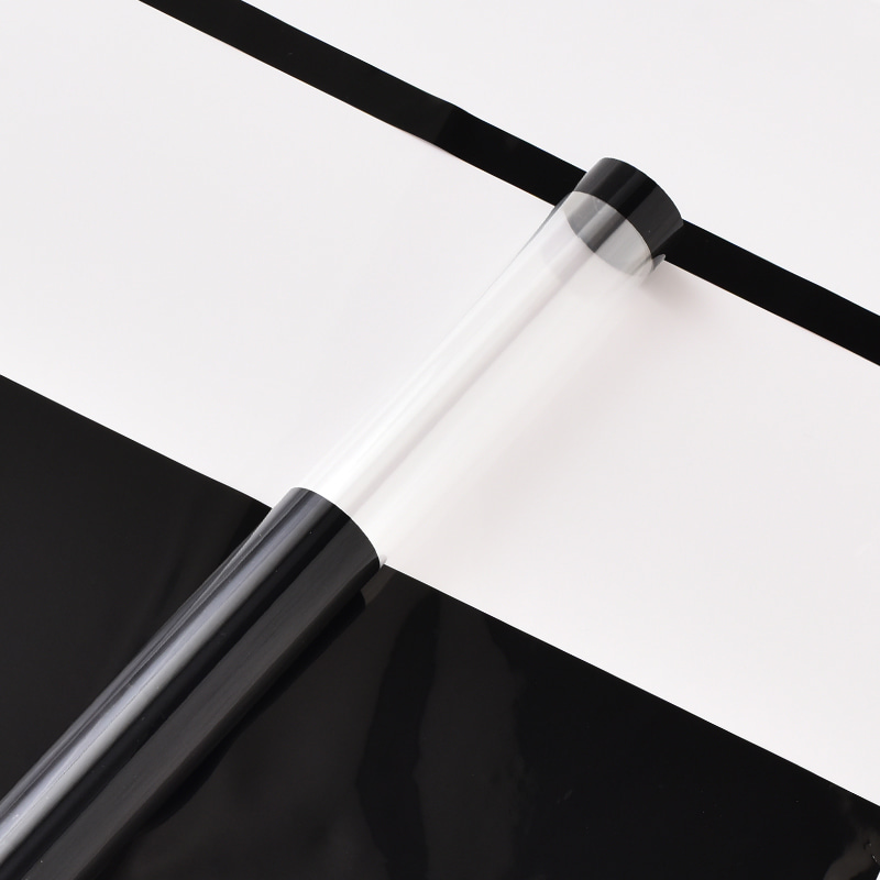 MYHC-16 Transparent Border OPP Plastic Flower Wrapping Paper