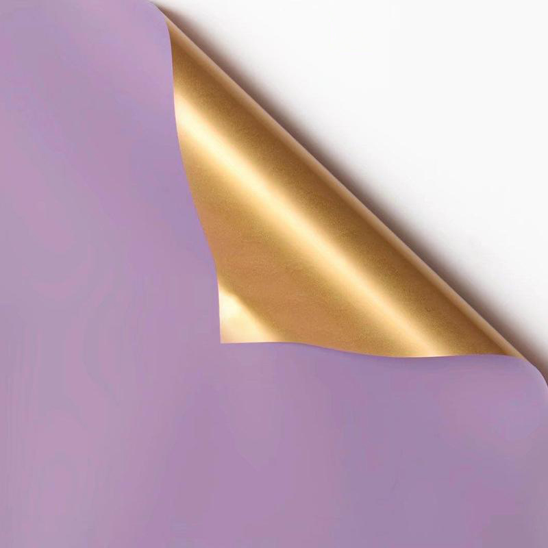 MYHC-17 Single-Sided Flash Gold, Double-Sided Double-Color, Pearlescent Film Flower Wrapping Paper