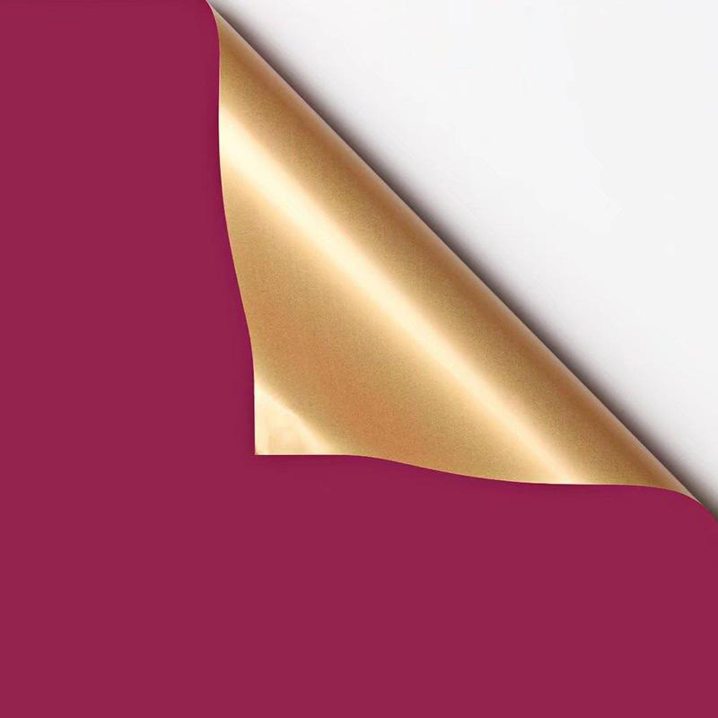 MYHC-17 Single-Sided Flash Gold, Double-Sided Double-Color, Pearlescent Film Flower Wrapping Paper