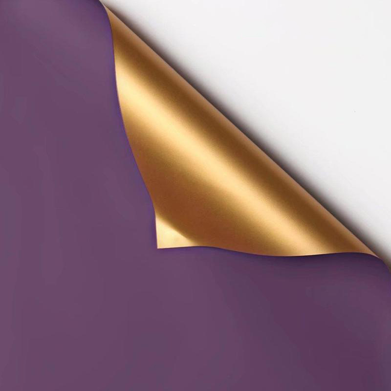 MYHC-17 Single-Sided Flash Gold, Double-Sided Double-Color, Pearlescent Film Flower Wrapping Paper