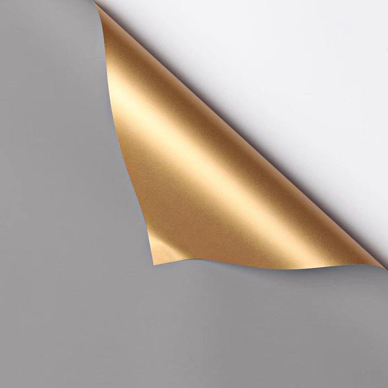 MYHC-17 Single-Sided Flash Gold, Double-Sided Double-Color, Pearlescent Film Flower Wrapping Paper
