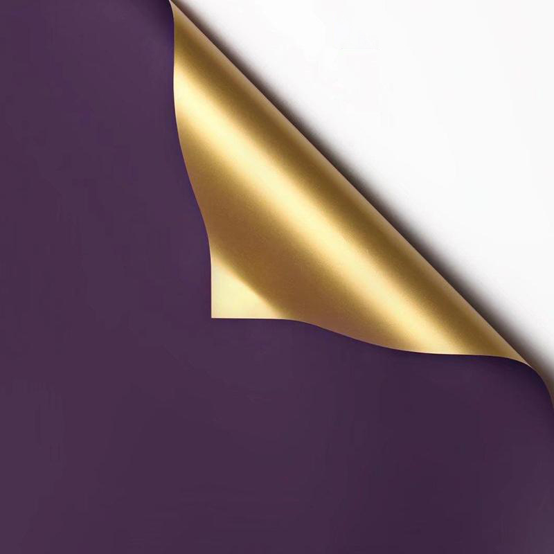 MYHC-17 Single-Sided Flash Gold, Double-Sided Double-Color, Pearlescent Film Flower Wrapping Paper
