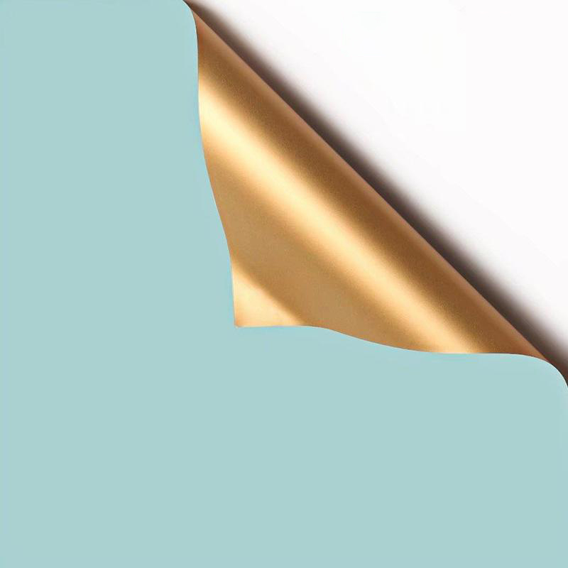 MYHC-17 Single-Sided Flash Gold, Double-Sided Double-Color, Pearlescent Film Flower Wrapping Paper