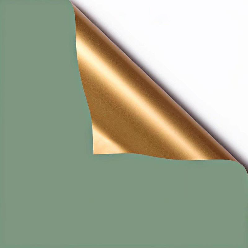 MYHC-17 Single-Sided Flash Gold, Double-Sided Double-Color, Pearlescent Film Flower Wrapping Paper