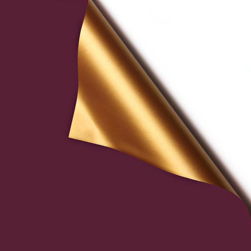 MYHC-17 Single-Sided Flash Gold, Double-Sided Double-Color, Pearlescent Film Flower Wrapping Paper