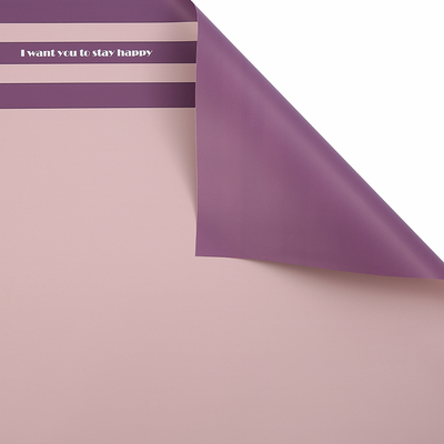 MYHC-22 57×57cm (±2cm) Single-Sided Edge Pahalang na Pearlescent Film na Papel na Pambalot ng Bulaklak