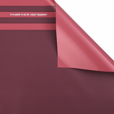 MYHC-22 57×57cm (±2cm) Single-Sided Edge Pahalang na Pearlescent Film na Papel na Pambalot ng Bulaklak