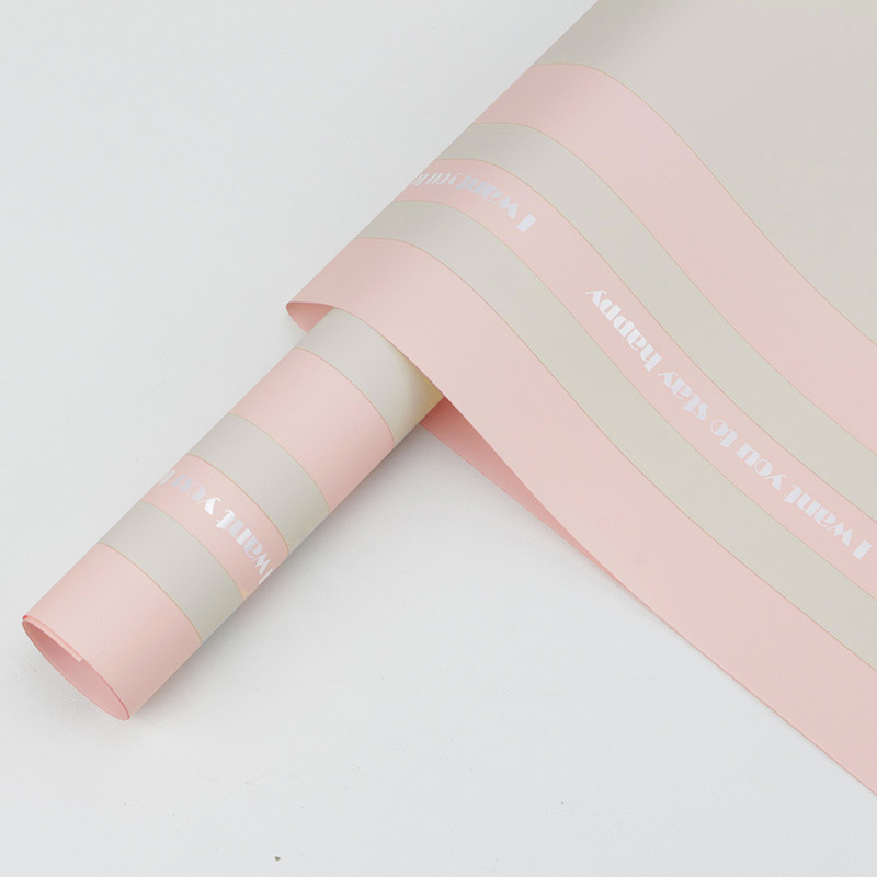 MYHC-22 57×57cm (±2cm) Single-Sided Edge Pahalang na Pearlescent Film na Papel na Pambalot ng Bulaklak