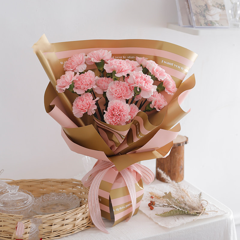 MYHC-22 57×57cm (±2cm) Single-Sided Edge Pahalang na Pearlescent Film na Papel na Pambalot ng Bulaklak