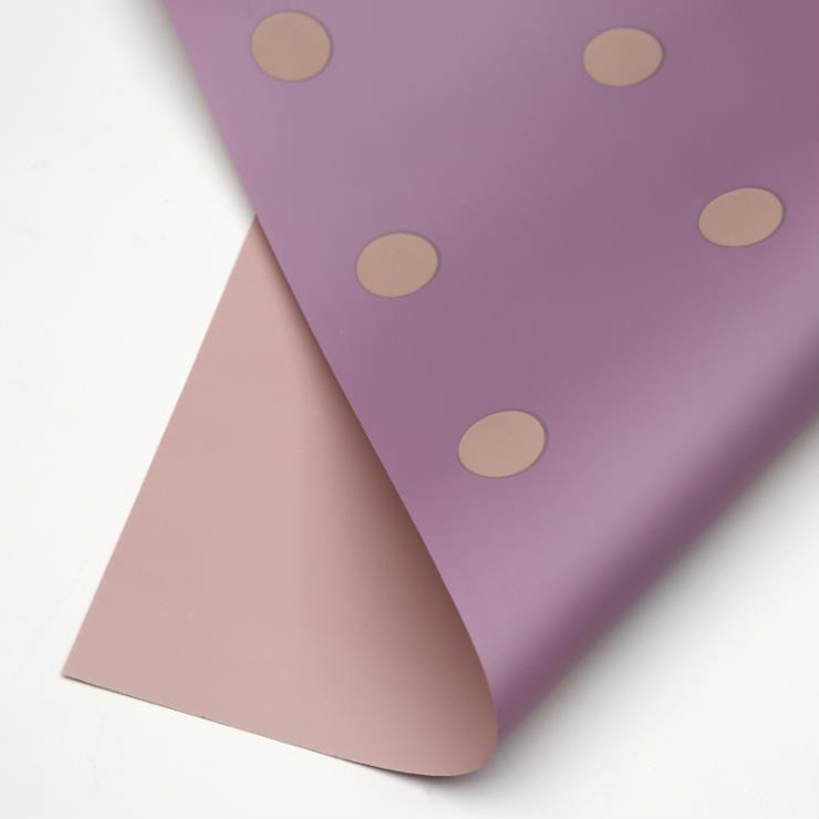 MYHC-24 Single-Sided Polka Dot Cotton Flower Wrapping Paper