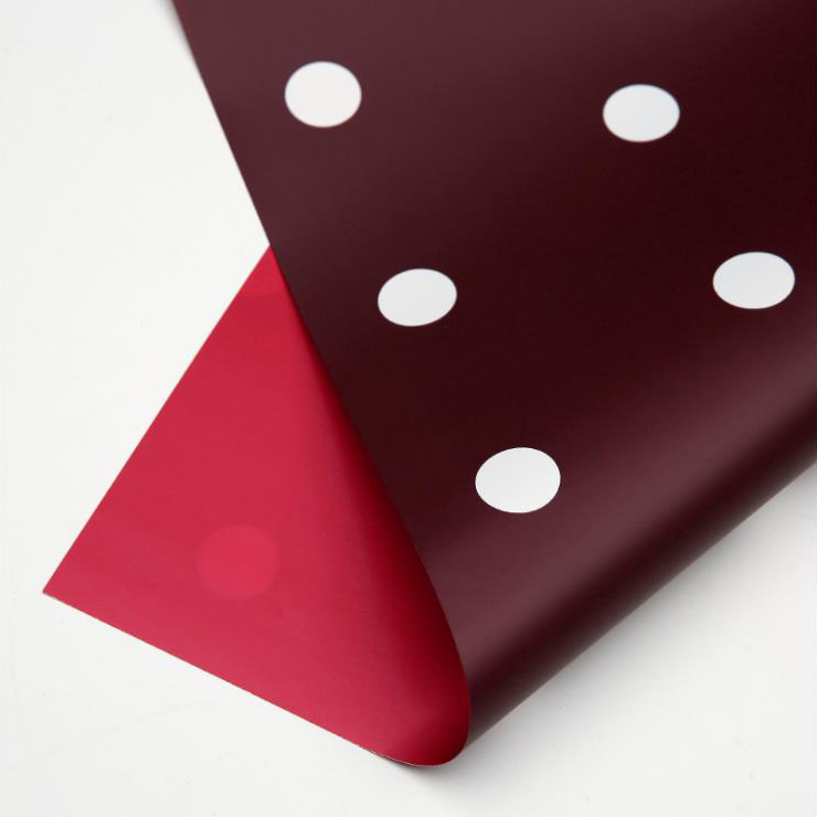 MYHC-24 Single-Sided Polka Dot Cotton Flower Wrapping Paper