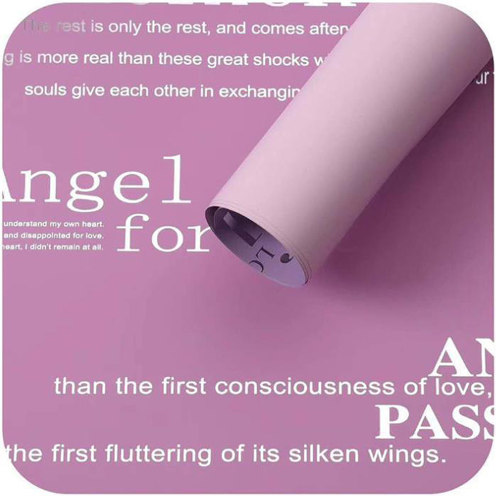 MYHC-25 Single-Side Reflective English Printing, Pearlescent Film, Cowhide Flower Packaging Film