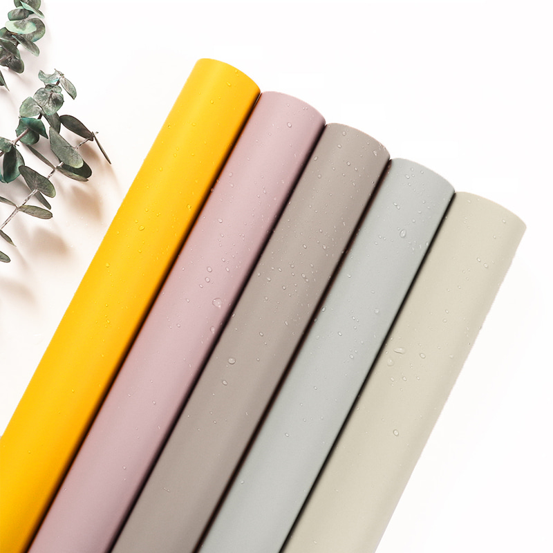 MYHC-30 20 Colors Pearl Film Solid Color Flower Wrapping Paper