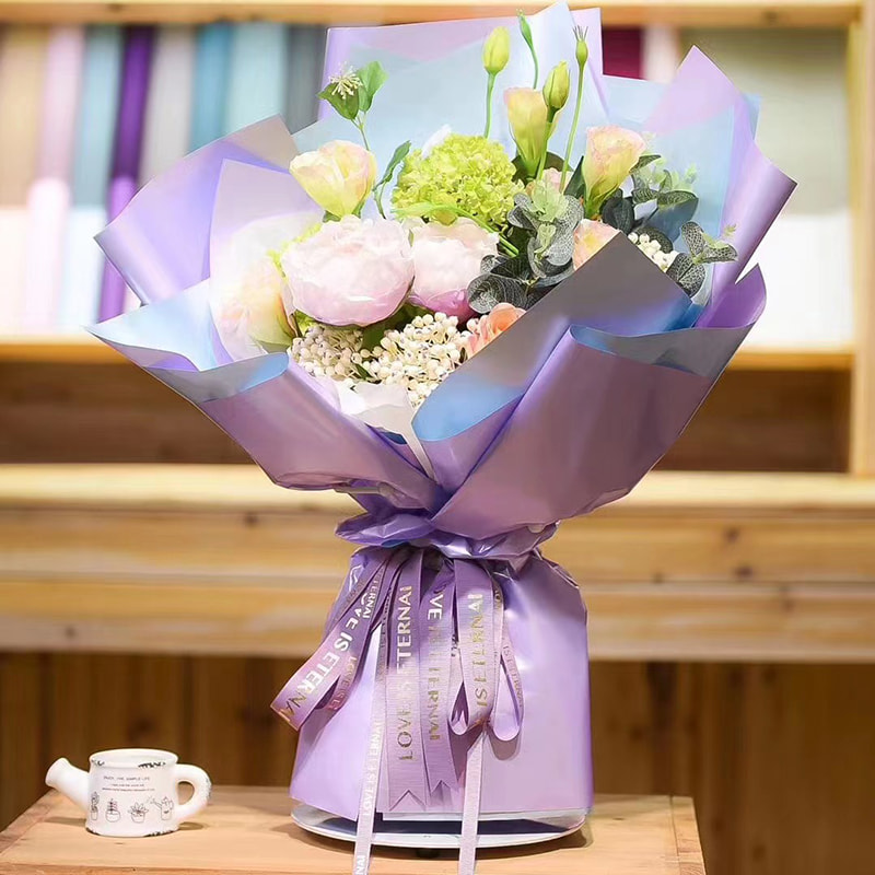 MYHC-32 Pearl Double-Sided Two-Color Waterproof Flower Wrapping Paper