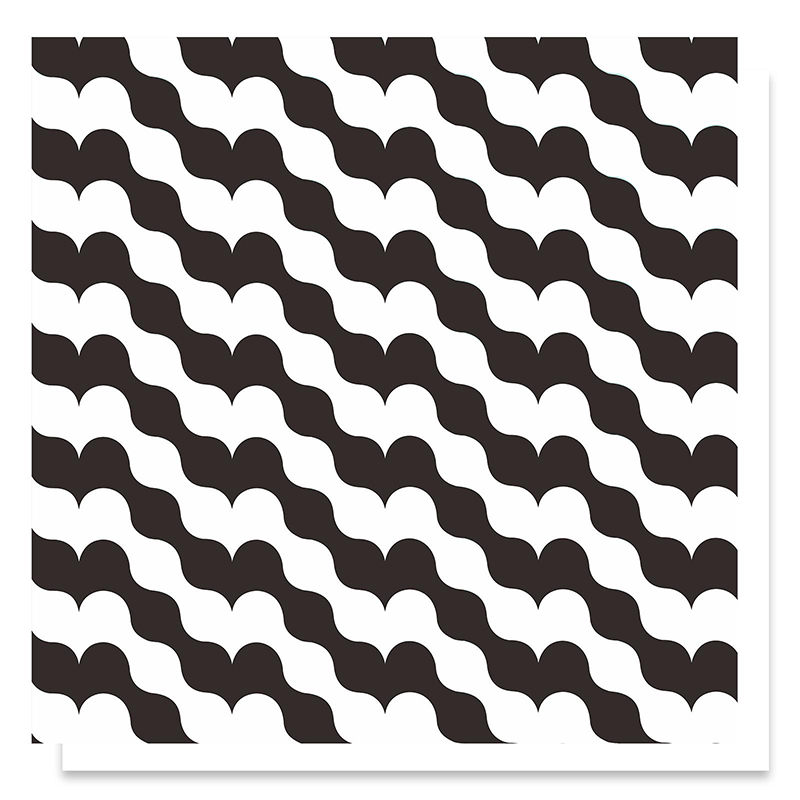 MYHC-35 BOPP Wavy Pattern Waterproof Flower Wrapping Paper