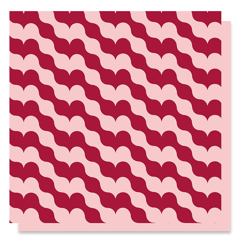 MYHC-35 BOPP Wavy Pattern Waterproof Flower Wrapping Paper