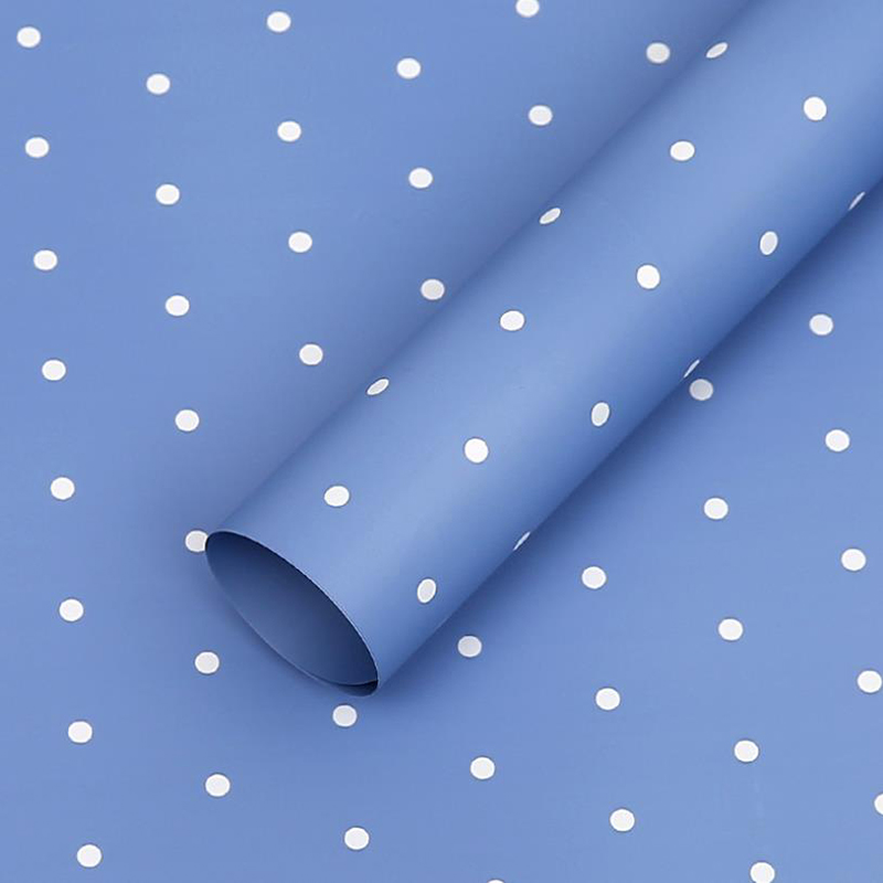 MYHC-37 Monochrome Dot Cotton Flower Wrapping Paper