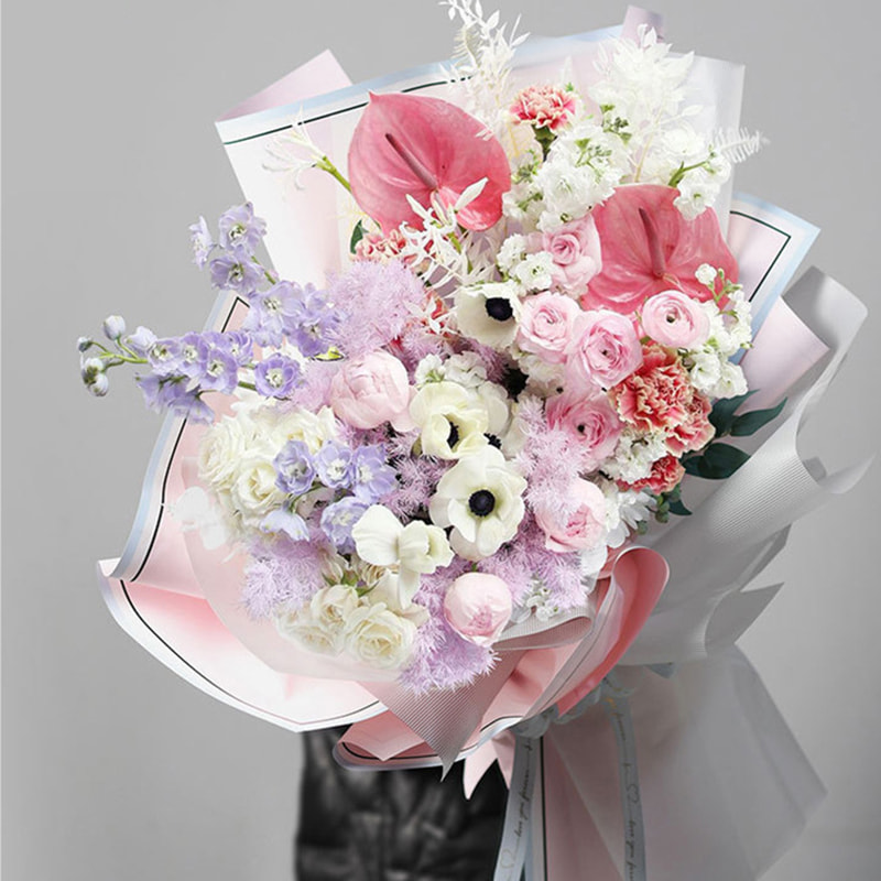 MYHC-39 Memory Photo Frame 57×57cm (±2cm) Waterproof Flower Wrapping Paper
