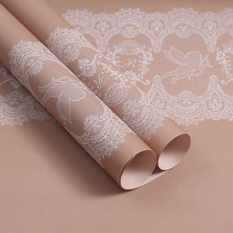 MYHC-46 Lace Pattern BOPP Waterproof Flower Packaging Film