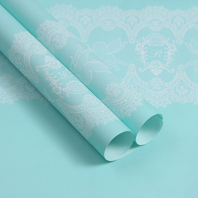 MYHC-46 Lace Pattern BOPP Waterproof Flower Packaging Film