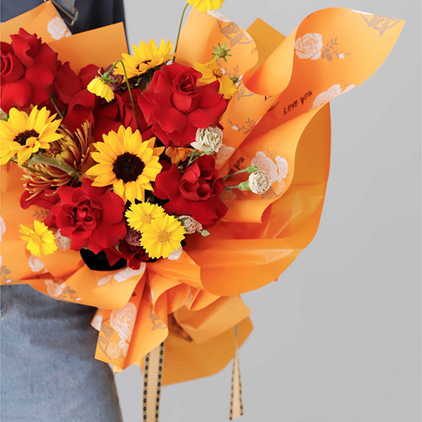 MYHC-47 Low-Saturated Cowhide Flower Wrapping Paper