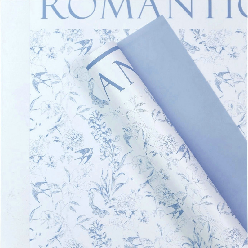 MYHC-49 Single-Sided Pattern Fresh Matte Flower Wrapping Paper