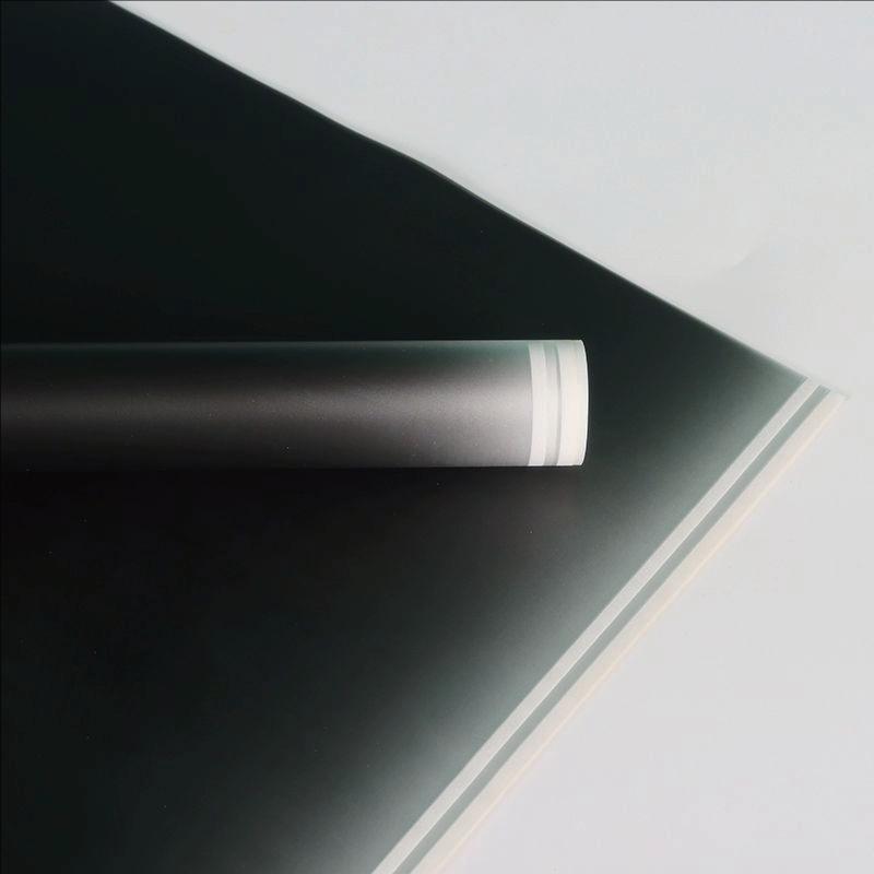MYHC-54 Single-Sided Double White Line Edge Gradient Color Plastic Flower Packaging Film