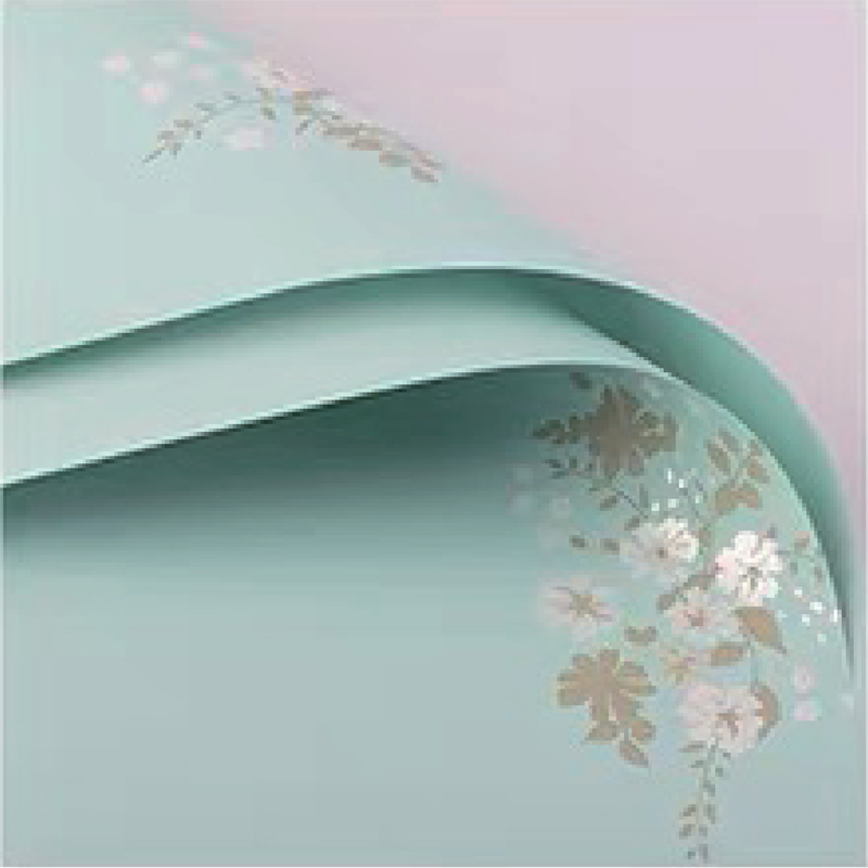 MYHC-55 Simple Light-Colored Matte Flower Packaging Film