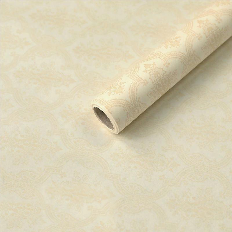 MYHC-56 Relief Print na Monochrome Cotton Flower Wrapping Paper