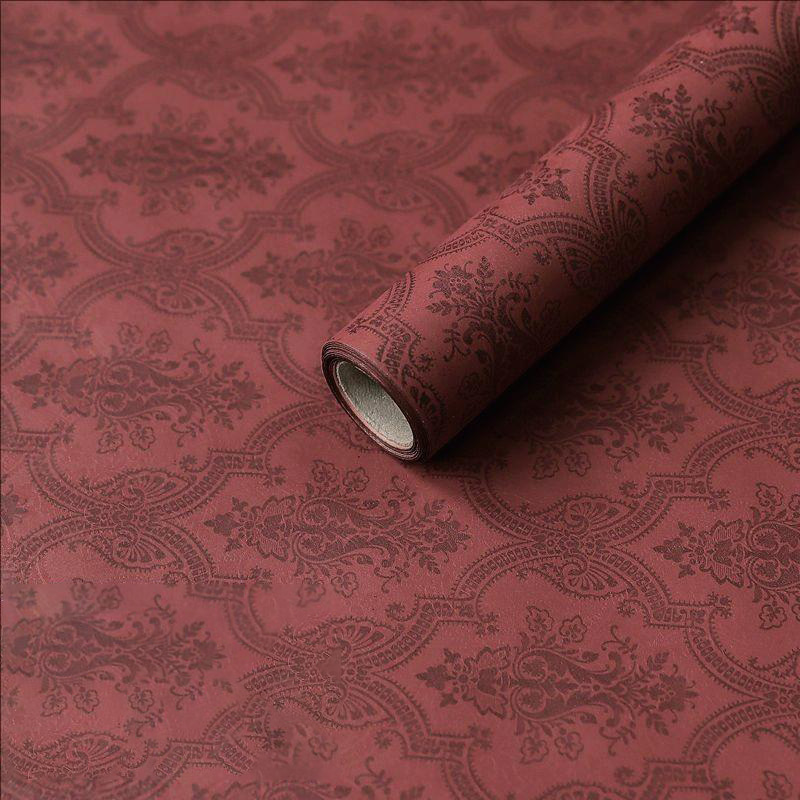MYHC-56 Relief Print na Monochrome Cotton Flower Wrapping Paper