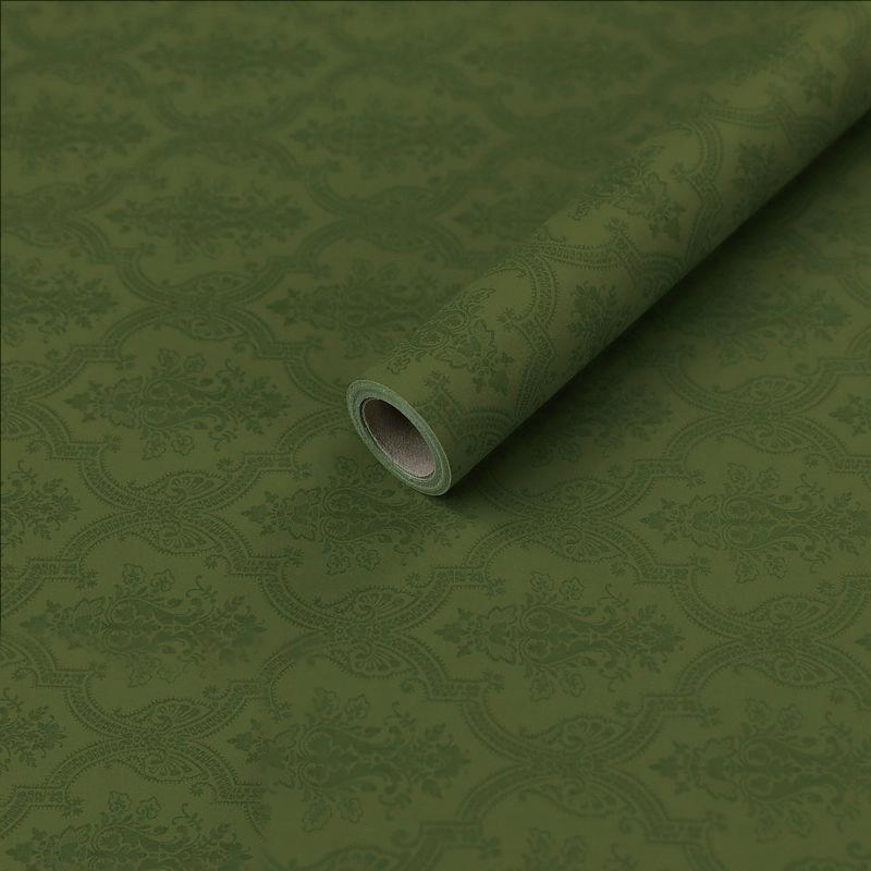 MYHC-56 Relief Print na Monochrome Cotton Flower Wrapping Paper