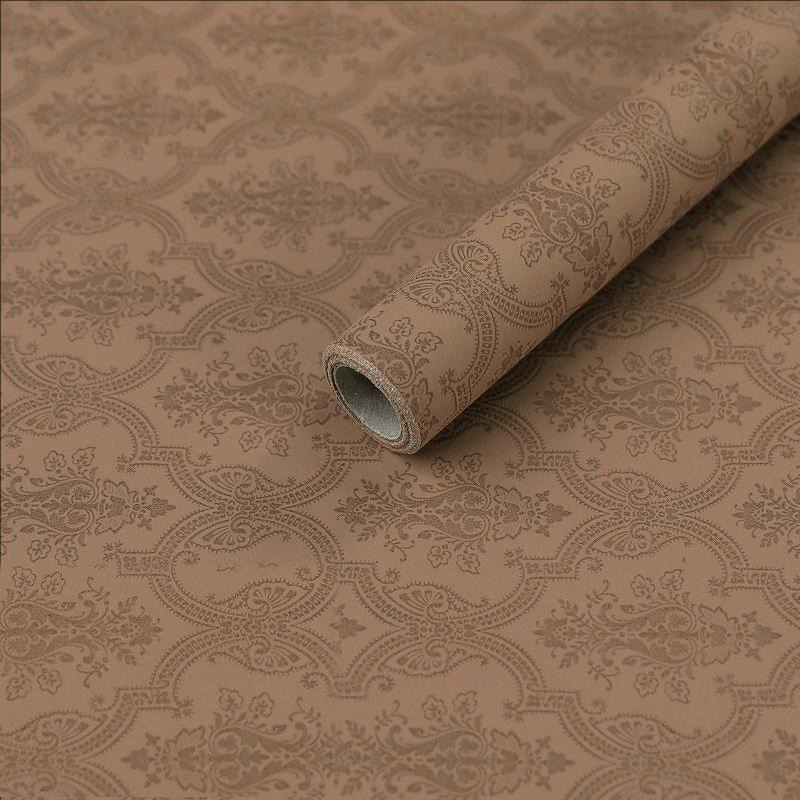 MYHC-56 Relief Print na Monochrome Cotton Flower Wrapping Paper