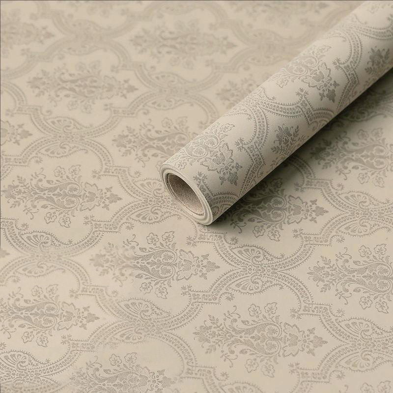 MYHC-56 Relief Print na Monochrome Cotton Flower Wrapping Paper