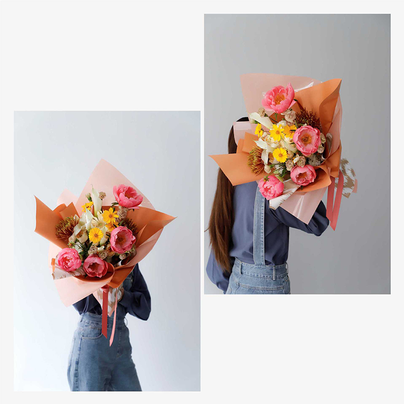 MYHC-57 Pearl Film BOPP Waterproof Flower Packaging Film