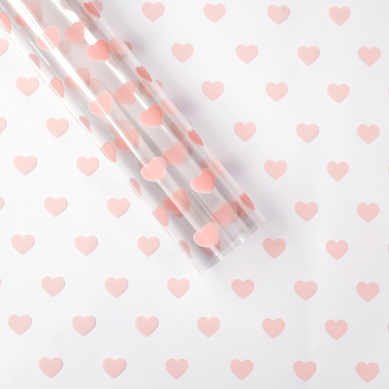 MYHC-62 Even Love Dekorasyon OPP Transparent Flower Wrapping Paper