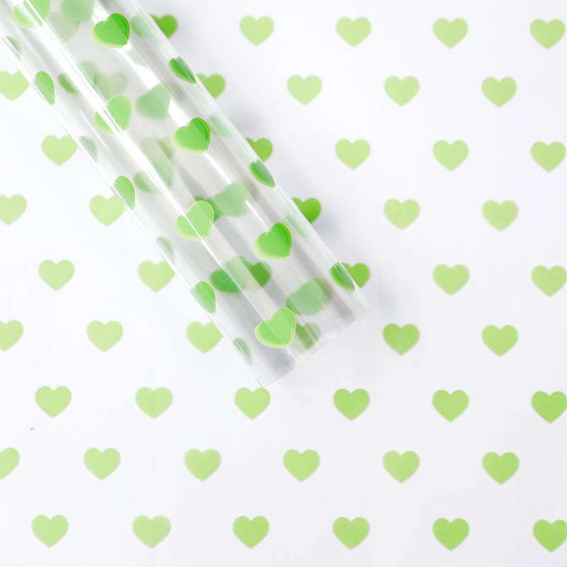 MYHC-62 Even Love Dekorasyon OPP Transparent Flower Wrapping Paper